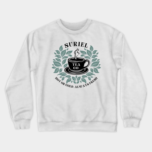 Suriel Tea Co. Crewneck Sweatshirt by medimidoodles